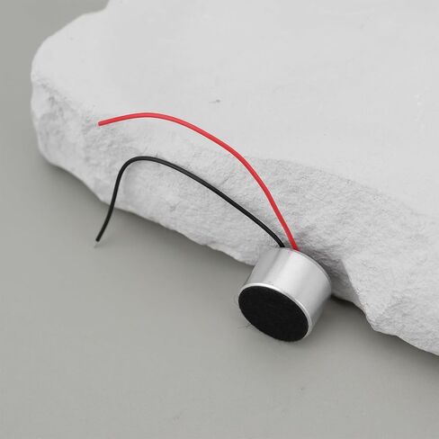 eMagTech 4Pcs 2.2kΩ 0.5mA Electret Microphone 9.7x6.5mm for Consumer Electronics Computers in Saudi Arabia