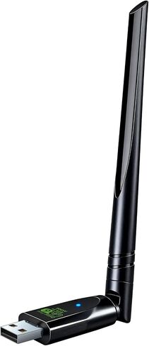 AX900Mbps USB WiFi 6 & Bluetooth Adapter for Desktop PC,5dBi Gain Antenna Wireless Transceiver,BT5.3(EDR+BLE),Dual Band (2.4GHz+5GHz),Plug-and-Play for Desktop/Laptop/Printers (Win 7/10/11) in Saudi Arabia