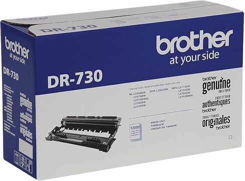 وحدة أسطوانة Brother الأصلية، DR730، تكامل سلس، تنتج ما يصل إلى 12000 صفحة، أسود (-وحدة أسطوانة، وليس حبر) in Kuwait