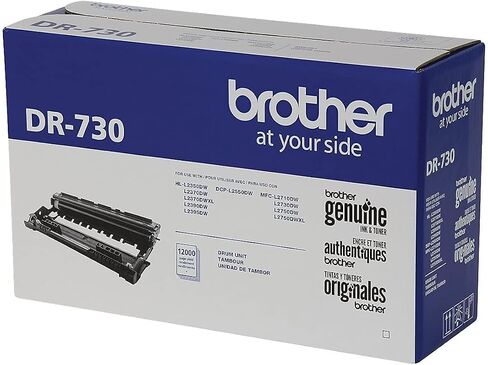 وحدة أسطوانة Brother الأصلية، DR730، تكامل سلس، تنتج ما يصل إلى 12000 صفحة، أسود (-وحدة أسطوانة، وليس حبر) in Kuwait