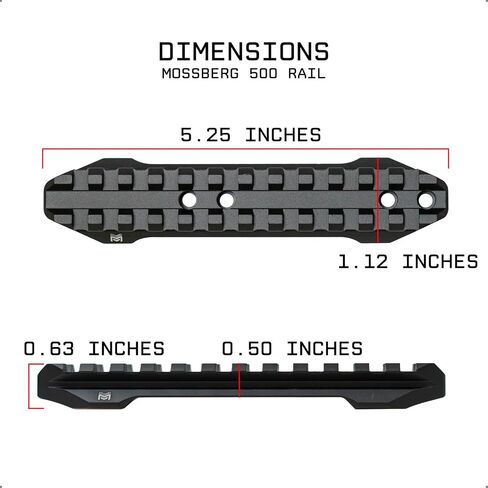 Monstrum Mossberg 500/590/835/930/Shockwave Grimlock Picatinny حامل السكك الحديدية in Saudi Arabia