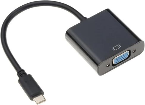 USB C to Female V/GA Adapter Cable 3.1 TY>pe to M>oni>tor for PC Projector in Saudi Arabia