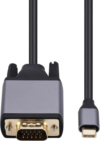 نوع C إلى VGA محول الحبل تمديد شاشات العرض شاشة USB3.1 10Gbps نقل USB C إلى VGA الحبل محول عالي الوضوح in Kuwait