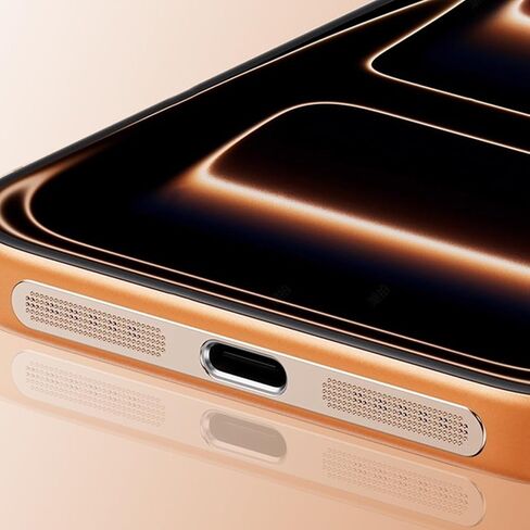 4Pcs Metal Phone Charging Port Dustproof Net Sticker Self-Adhesive Phone Speaker Anti-Scratch Protective Cover for iPhone 17 (17pro,4.5cm) in Saudi Arabia