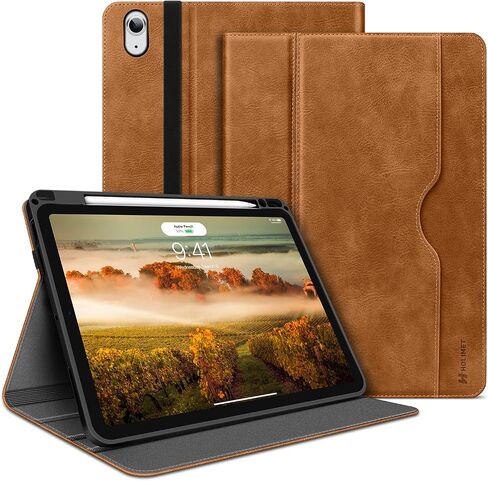 H HOLIMET Case for iPad Air 11 Inch M3/M2 (2025/2024)/iPad Air 4th/5th Generation 10.9 Inch 2022/2020 with Pencil Holder Soft Back Shockproof Protective Vegan Leather in Saudi Arabia