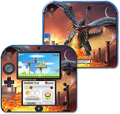 غلاف MightySkins متوافق مع Nintendo 2DS - Line of Fire | غطاء ملتف واقٍ ومتين وفريد ​​من نوعه من الفينيل | سهل التطبيق والإزالة وتغيير الأنماط | صنع في الولايات المتحدة الأمريكية in Kuwait