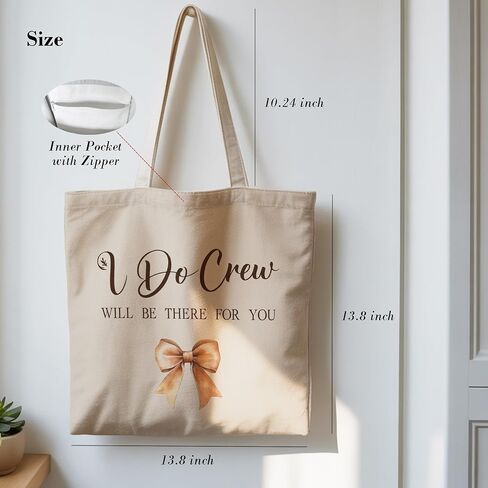 Bridal Shower Gift Tote Bag, In My Bride Era Canvas Bag for Wedding and Engagement in Saudi Arabia