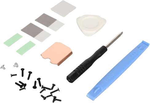 Estink SSD Copper Heat Sink, Thermal Pad Kit for M.2 2230 NVME SSD with 0.5mm Copper Heatsink Phase Change Thermal Pads Pry Tools in Saudi Arabia