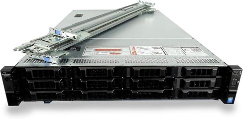 خادم Dell PowerEdge R730xd 12-Bay LFF 2U مزود بفتحتين خلفيتين مرنتين، 2X E5-2667 V3 3.2 جيجا هرتز 8 النواة، ذاكرة الوصول العشوائي DDR4 سعة 128 جيجابايت، PERC H730، 4X 3 تيرابايت 7.2K SATA 6 جيجابت في الثانية 3.5 محركات أقراص، 2X 10 جيجابت، قضبان (متجددة) in Saudi Arabia