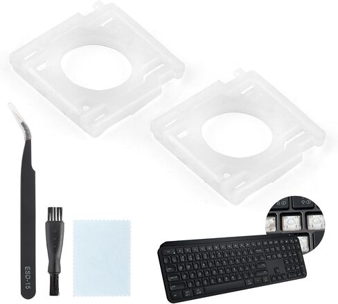 2PCS for Logitech MX Keys Keyboard Hinges Mechanical Keyboard Key Support Brackets Compatible with Logitech MX Keys Keycap Hinge Clips Replacement Accessories in Saudi Arabia