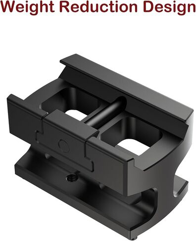 0.87" Red Dot Sight Riser Mount - Picatinny to RMSc/RMS/Doctor/RMR/SRO/407C/507C/508T/407K/507K/Vortex Venom/Viper/Fastfire Adapter in Saudi Arabia