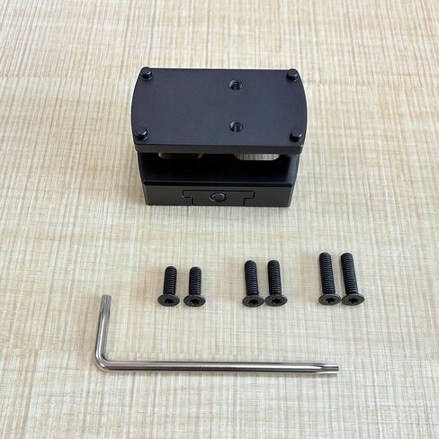 0.87" Red Dot Sight Riser Mount - Picatinny to RMSc/RMS/Doctor/RMR/SRO/407C/507C/508T/407K/507K/Vortex Venom/Viper/Fastfire Adapter in Saudi Arabia