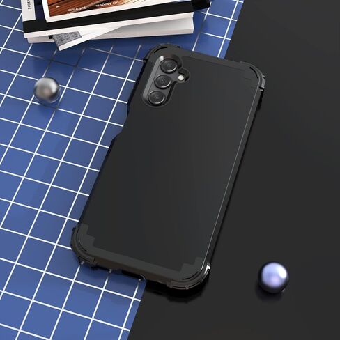 حافظة IDweel لهاتف Galaxy A16 5G مع واقي شاشة، هجين 3 في 1 مقاوم للصدمات شديد التحمل وممتص للصدمات من البولي كربونات + غطاء حماية كامل من السيليكون الناعم لهاتف Samsung Galaxy A16 5G 6.7 بوصة، ذهبي وردي in Saudi Arabia