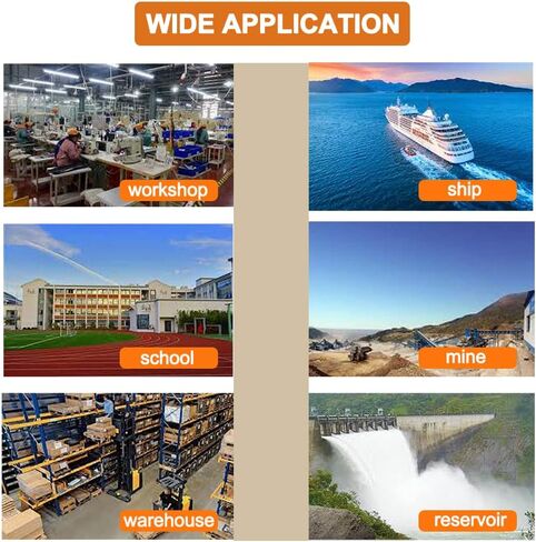 120dB Red Mini Electric Motor Siren, Motor Alarm, Horn Sound Buzzer, Alarm Bell for Home, Residential Areas, Industries, Stores and Control Systems AC110V in Kuwait