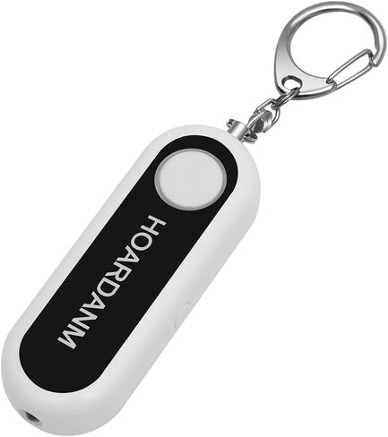 Personal Alarm for Women, Girls Simple Personal Safety Alarm, Extra LED Strobe Light, Safety Self Defense Keychain, Loud Horns & Siren (White). in Saudi Arabia