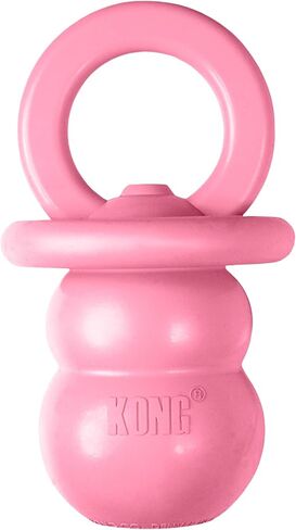KONG Puppy Binkie, Natural Rubber Teething Toy, for Small Puppies, Blue in Saudi Arabia