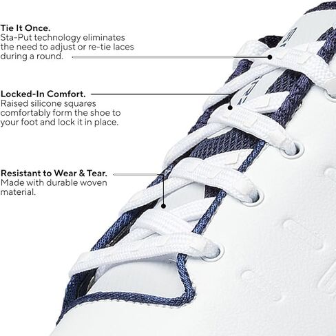 أربطة أحذية SQAIRZ Sta-Put للأحذية الرياضية، أربطة رياضية، أربطة أحذية تُغلق في مكانها، أربطة أحذية للأحذية الرياضية in Kuwait