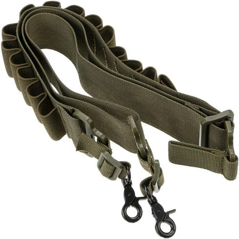 Viriber Tactical Heavy Duty Shotgun Straps 15/25 Round Ammunition Bandolier Belt 20GA and 12 GA Nylon in Kuwait
