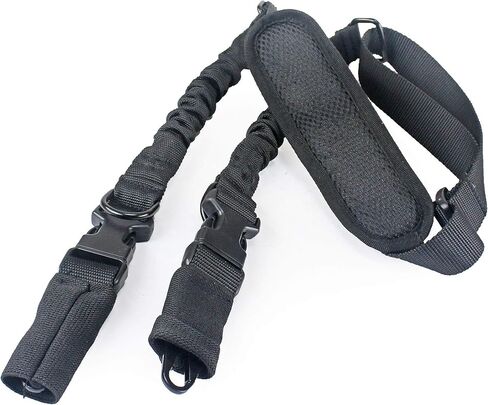 Two Point Sling for Rifle Gun Loop Strap Adjustable Shoulder Pad Heavy Duty Clip in Kuwait