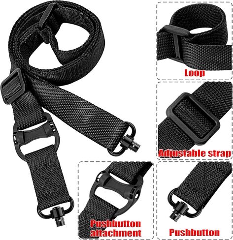 IronSeals Military Tactical Safety Two Points Outdoor Belt Strap QD Series Sling Adjustable Strap in Saudi Arabia