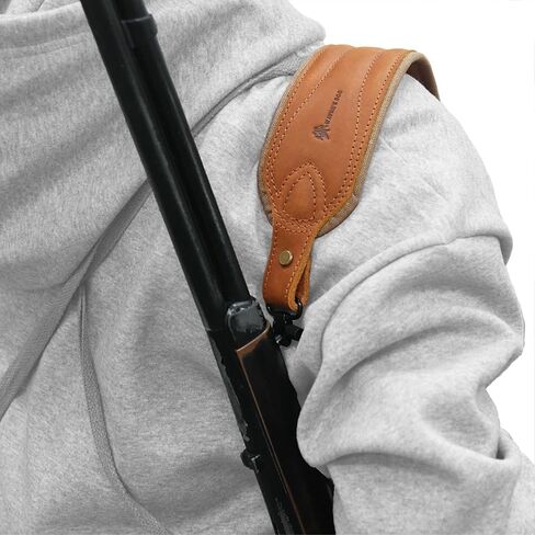 WAYNE'S DOG Leather Gun Sling، أشرطة كتف مبطنة من القماش مع دوارات in Kuwait
