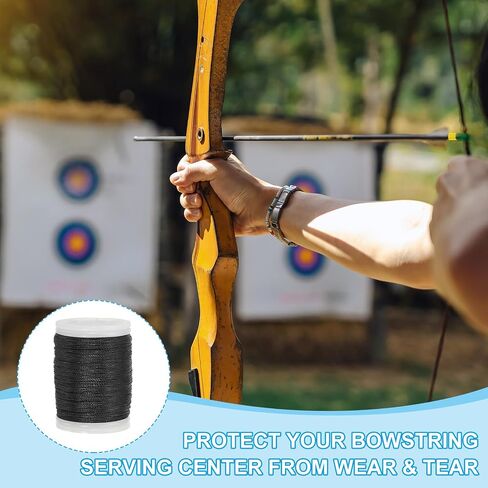 MECCANIXITY Archery Recurve Bow String Serving Thread Nylon Bowstring for Recurve Bow Compound Tying Sight Nock Point in Saudi Arabia