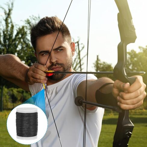 MECCANIXITY Archery Recurve Bow String Serving Thread Nylon Bowstring for Recurve Bow Compound Tying Sight Nock Point in Saudi Arabia