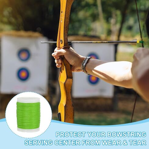 MECCANIXITY Archery Recurve Bow String Serving Thread Nylon Bowstring for Recurve Bow Compound Tying Sight Nock Point in Saudi Arabia