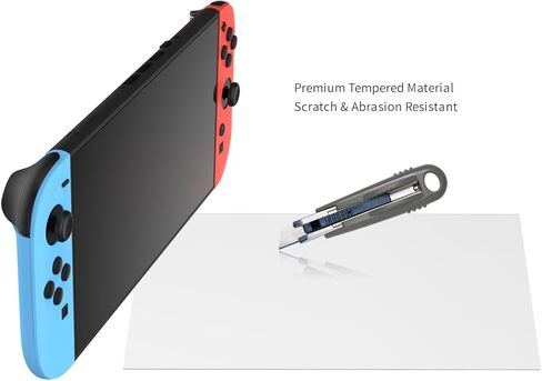 2PCS Ultra-Clear Tempered Glass Films for Switch 2 9H Hardness Tempered Glass Screen Protector Film (TNS-3166B Anti-Blue Light) in Saudi Arabia