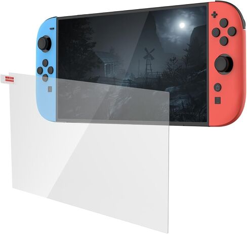 2PCS Ultra-Clear Tempered Glass Films for Switch 2 9H Hardness Tempered Glass Screen Protector Film (TNS-3166B Anti-Blue Light) in Saudi Arabia