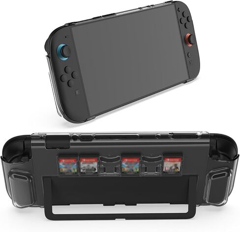 Crystal Shell Case for Switch 2 2025 PC Protective Shockproof Cover Anti-fall Anti-Scratch Protector in Saudi Arabia