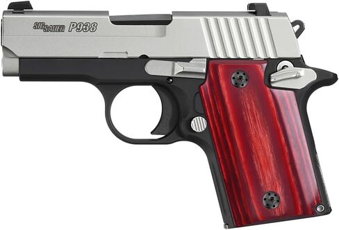 Cool Hand Rosewood Grips Replacement for Sig Sauer P938, High Polished Wood, Gold Grips Screws Included, 5/32" Thin in Saudi Arabia