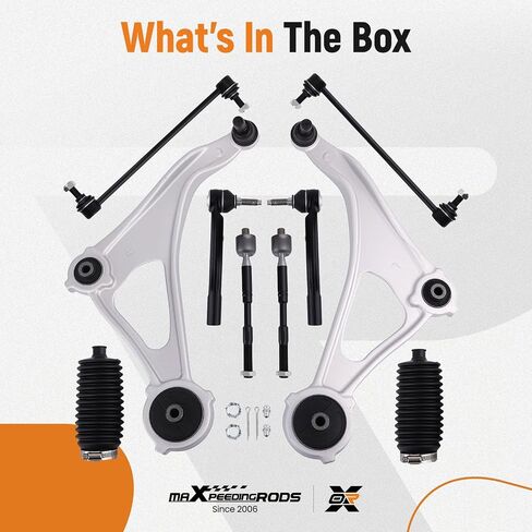 maxpeedingrods 2 قطعة ذراع تحكم أمامي سفلي مع وصلات كروية البطانات لنيسان ألتيما 2013-2014, 545003TA0B 545013TA0B in Saudi Arabia