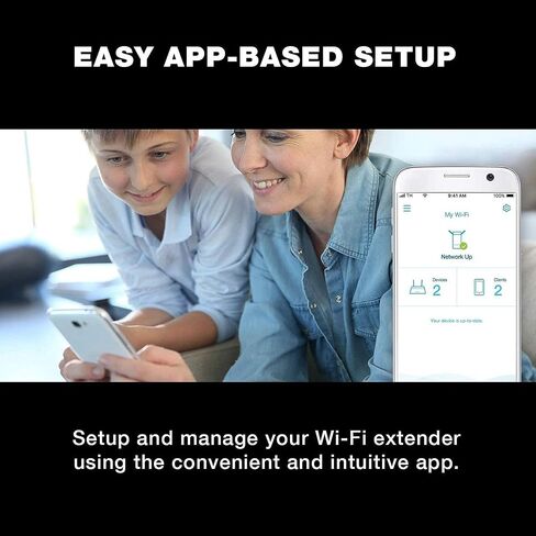 موسع النطاق D-Link WiFi 6 AX1800 مكرر الشبكة ومعزز الإشارة، قابس حائط، إعداد سهل، تجوال منزلي ذكي، منفذ إيثرنت (DAP-X1870) (متجدد) in Kuwait