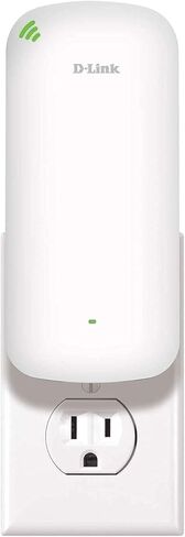 موسع النطاق D-Link WiFi 6 AX1800 مكرر الشبكة ومعزز الإشارة، قابس حائط، إعداد سهل، تجوال منزلي ذكي، منفذ إيثرنت (DAP-X1870) (متجدد) in Kuwait
