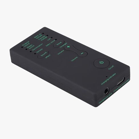 Akozon 300Mah 3 7V الهاتف المحمول المحمول بطاقة الصوت الحية مغير الصوت تعزيز تجربة البث عبر الإنترنت الخاصة بك in Saudi Arabia