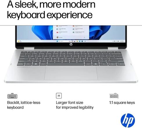 HP OmniBook 5 Flip 2 في 1 14 بوصة 2K شاشة لمس i7، معالج Intel Core 7 150U، ذاكرة وصول عشوائي DDR5 سعة 16 جيجابايت و1 تيرابايت SSD، كمبيوتر محمول مع لوحة مفاتيح بإضاءة خلفية، Wi-Fi 6E، شاشة FHD+ IPS، عمر بطارية طويل، Win 11 Pro in Saudi Arabia