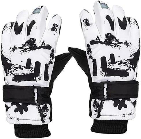Kids Winter Thermal-Warm Windproof Ski-Gloves Outdoor Snowboarding Gloves for Skiing, Snow Hiking, Hunting in Saudi Arabia