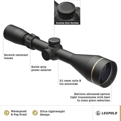 Leupold VX-Freedom 3-9x50 (1 بوصة) CDS دوبلكس شبكاني Riflescope in Saudi Arabia