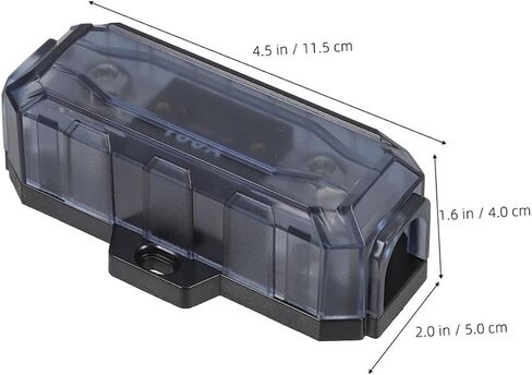 2pcs ANL Fuse Holder for Car Audio Amplifier 100A Fuse Box for Vehicle Power Supply Compatible Trucks Boats and Other Vehicles in Saudi Arabia
