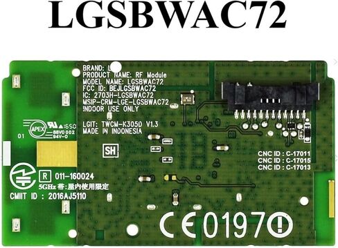 وحدة Wi-Fi EAT63377302 TWCM-K305D MT7662TU LGSBWAC72 BEJLGSBWAC72 2703H-LGSBWAC72، متوافقة مع محول WiFi اللاسلكي لتلفزيون LG in Kuwait