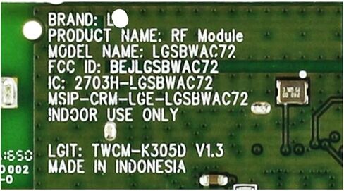 وحدة Wi-Fi EAT63377302 TWCM-K305D MT7662TU LGSBWAC72 BEJLGSBWAC72 2703H-LGSBWAC72، متوافقة مع محول WiFi اللاسلكي لتلفزيون LG in Kuwait