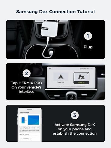 محول Android Auto اللاسلكي متوافق مع Samsung DeX، محول Android Auto اللاسلكي يدعم YouTube وNetflix وجهاز بث السيارة ومحطة DeX وتجربة سطح المكتب للسيارة in Saudi Arabia