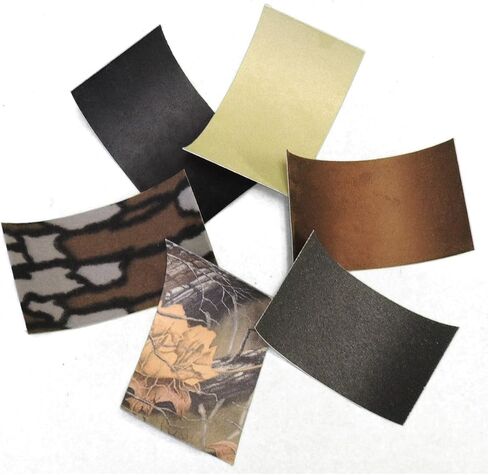 6 Pc. Archery Adhesive Bow Archery Silencing Material Value Assortment Pack Adhesive Backed Moleskin Micro Suede Fleece in Saudi Arabia