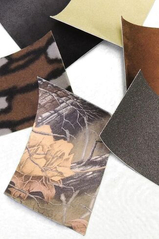 6 Pc. Archery Adhesive Bow Archery Silencing Material Value Assortment Pack Adhesive Backed Moleskin Micro Suede Fleece in Saudi Arabia