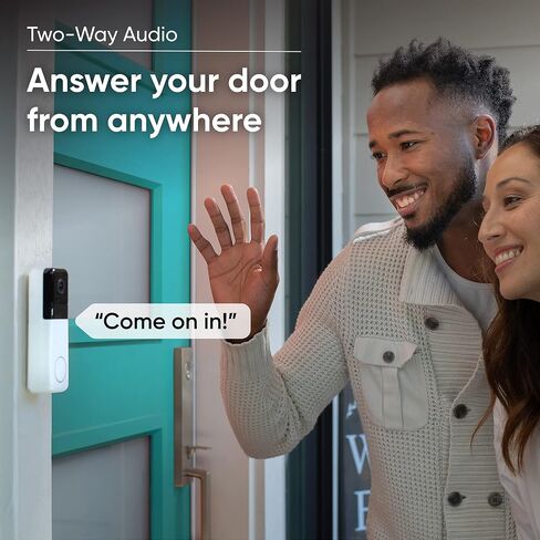 Wyze Wireless Video Doorbell Pro (Chime Included), 1440 HD Video, 1:1 Aspect Ratio: 1:1 Head-to-Toe View, 2-Way Audio, Night Vision (Renewed) in Saudi Arabia