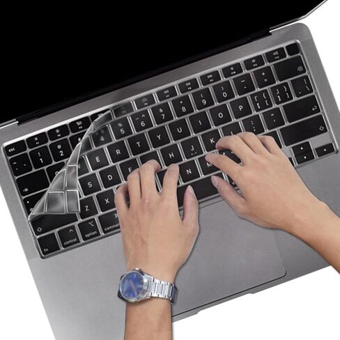 Ultra Thin Keyboard Cover for MacBook Air 13 inch 2021 2020 Model A2179 A2337 M1 Chip, MacBook Air 13 inch Accessories, 13" MacBook Air M1 TPU Protective Skin in Saudi Arabia