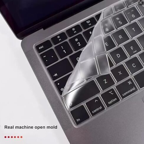 Ultra Thin Keyboard Cover for MacBook Air 13 inch 2021 2020 Model A2179 A2337 M1 Chip, MacBook Air 13 inch Accessories, 13" MacBook Air M1 TPU Protective Skin in Saudi Arabia