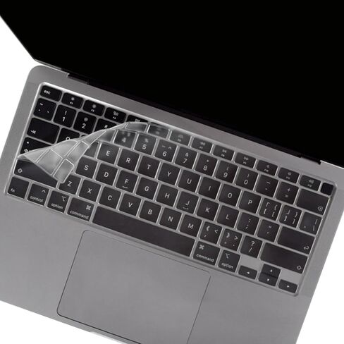Ultra Thin Keyboard Cover for MacBook Air 13 inch 2021 2020 Model A2179 A2337 M1 Chip, MacBook Air 13 inch Accessories, 13" MacBook Air M1 TPU Protective Skin in Saudi Arabia