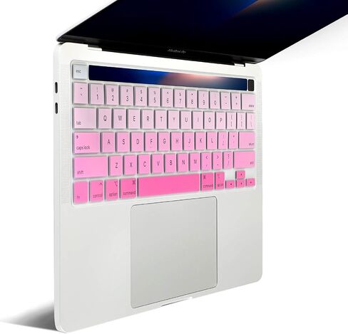 غطاء لوحة مفاتيح Allinside MacBook لجهاز Pro 14 بوصة/16 ​​بوصة (M2/M3/M4، 2021-2025) وAir 13 بوصة/15 بوصة (M1/M2/M3/M4 Pro/Max، 2022-2025)، غلاف حماية للوحة مفاتيح الكمبيوتر المحمول، تصميم US ANSI، أزرق in Kuwait